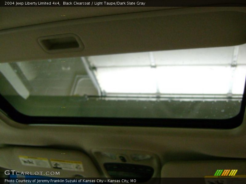 Black Clearcoat / Light Taupe/Dark Slate Gray 2004 Jeep Liberty Limited 4x4