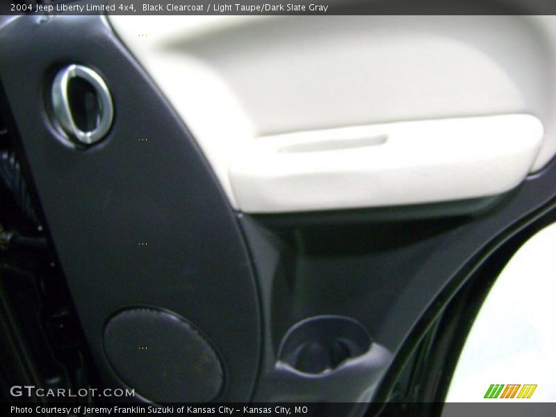 Black Clearcoat / Light Taupe/Dark Slate Gray 2004 Jeep Liberty Limited 4x4