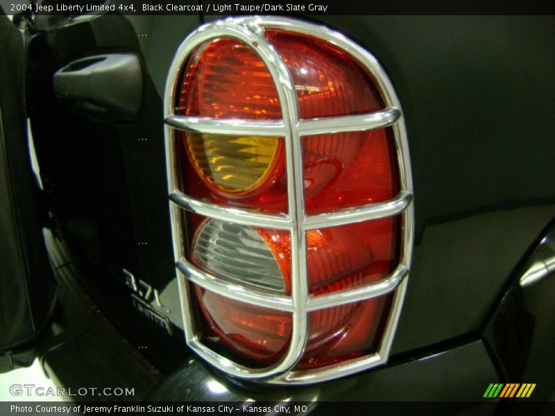 Black Clearcoat / Light Taupe/Dark Slate Gray 2004 Jeep Liberty Limited 4x4