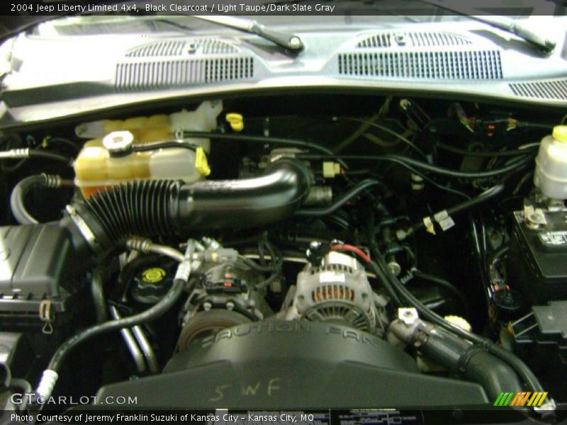 Black Clearcoat / Light Taupe/Dark Slate Gray 2004 Jeep Liberty Limited 4x4