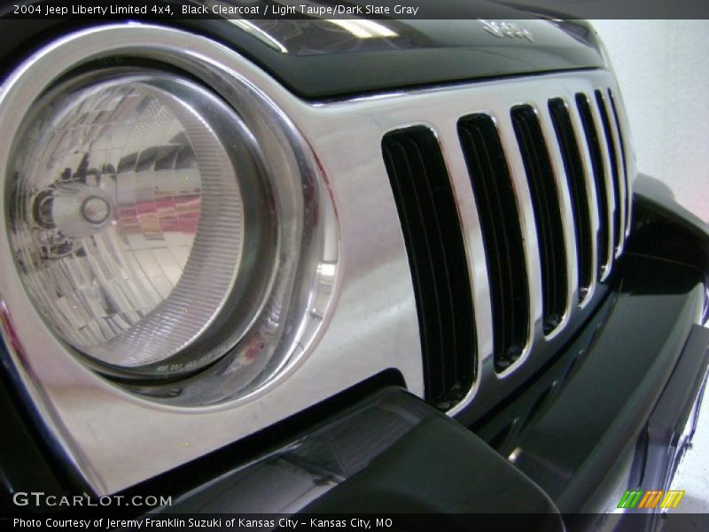 Black Clearcoat / Light Taupe/Dark Slate Gray 2004 Jeep Liberty Limited 4x4