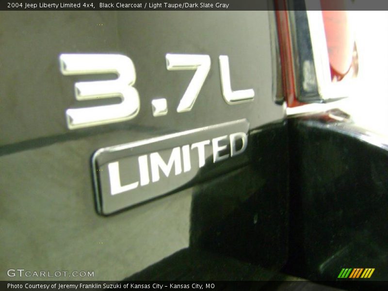 Black Clearcoat / Light Taupe/Dark Slate Gray 2004 Jeep Liberty Limited 4x4