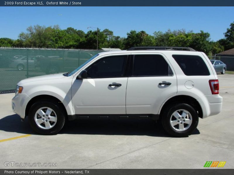Oxford White / Stone 2009 Ford Escape XLS
