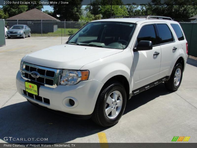Oxford White / Stone 2009 Ford Escape XLS