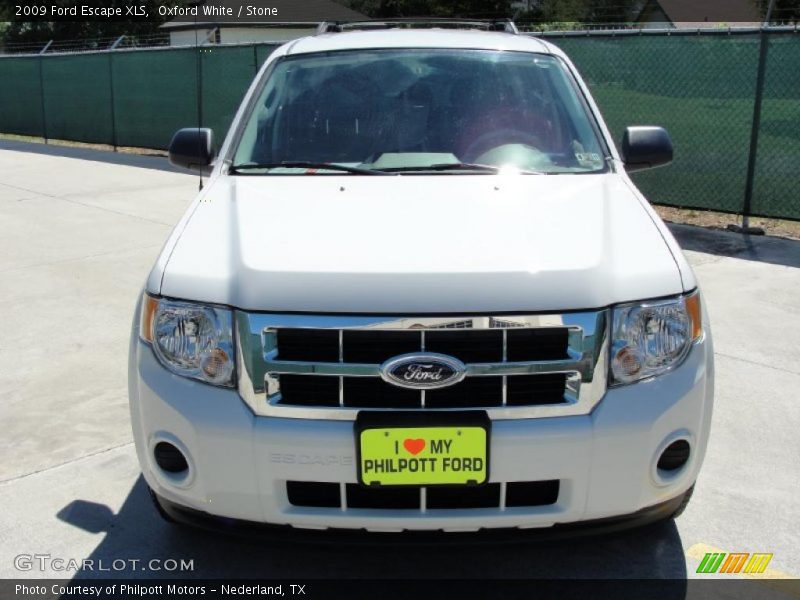 Oxford White / Stone 2009 Ford Escape XLS