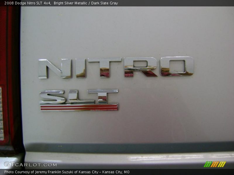 Bright Silver Metallic / Dark Slate Gray 2008 Dodge Nitro SLT 4x4