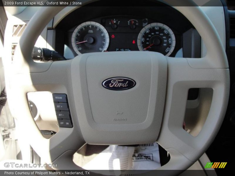 Oxford White / Stone 2009 Ford Escape XLS