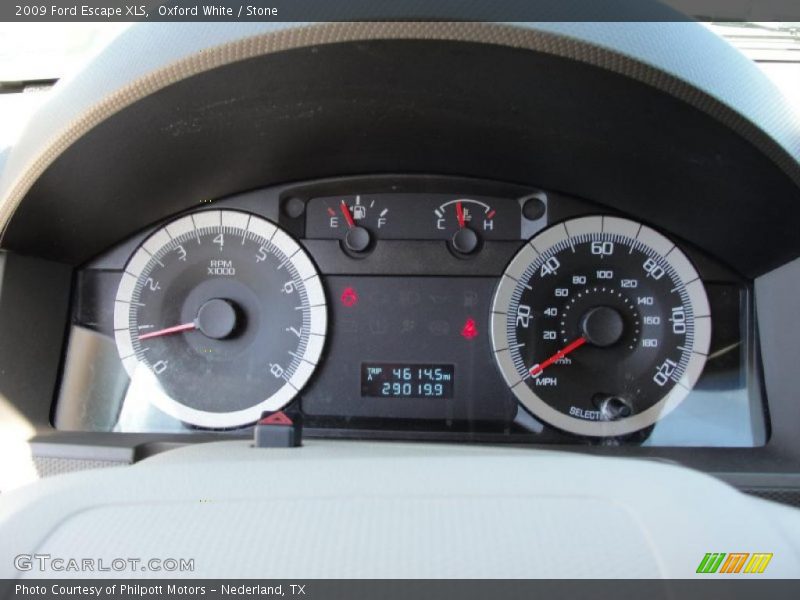 Oxford White / Stone 2009 Ford Escape XLS