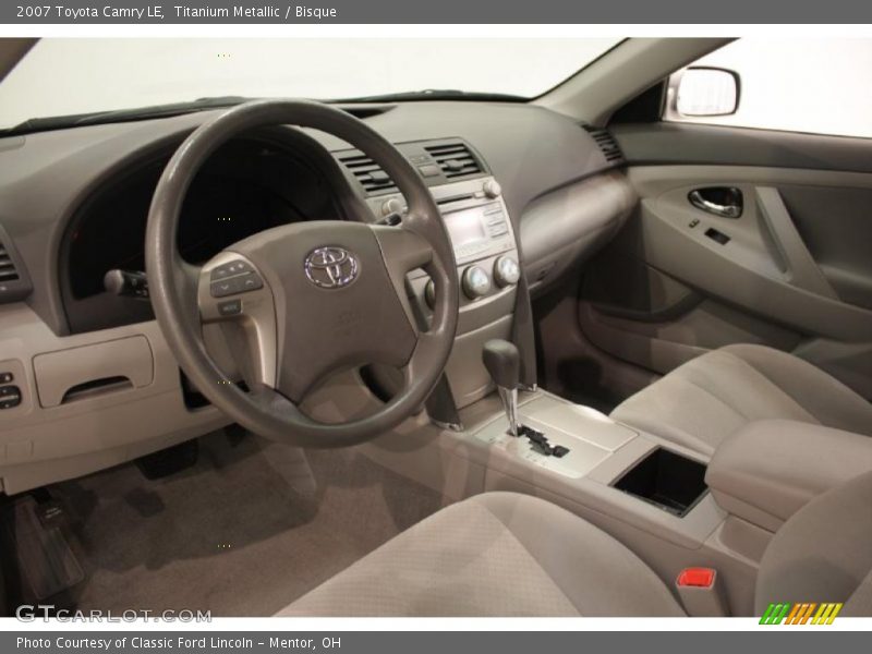 Titanium Metallic / Bisque 2007 Toyota Camry LE
