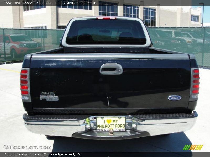Black / Medium Prairie Tan 1998 Ford F150 XLT SuperCab