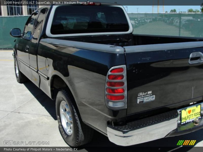 Black / Medium Prairie Tan 1998 Ford F150 XLT SuperCab