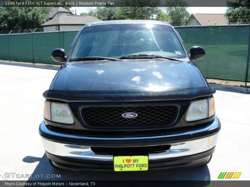 Black / Medium Prairie Tan 1998 Ford F150 XLT SuperCab