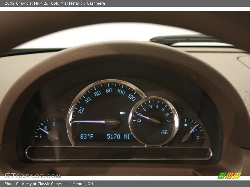 Gold Mist Metallic / Cashmere 2009 Chevrolet HHR LS