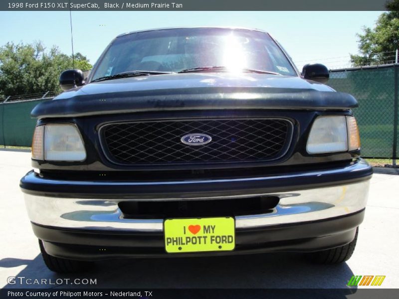 Black / Medium Prairie Tan 1998 Ford F150 XLT SuperCab