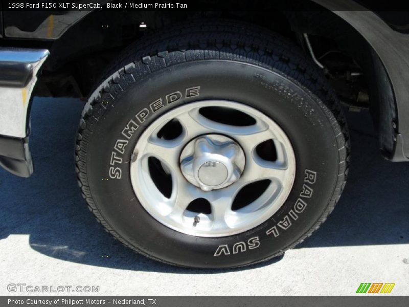 Black / Medium Prairie Tan 1998 Ford F150 XLT SuperCab