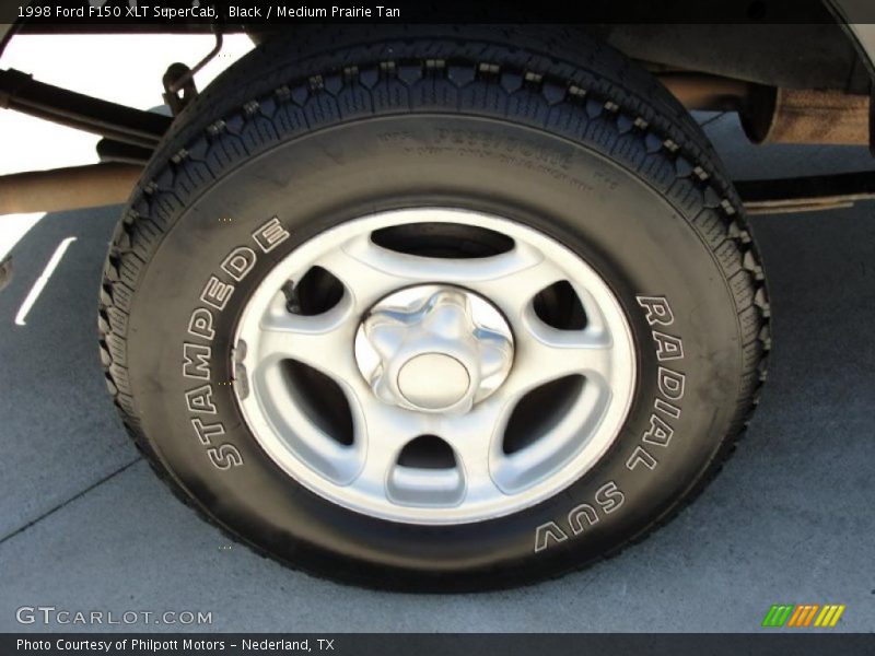 Black / Medium Prairie Tan 1998 Ford F150 XLT SuperCab