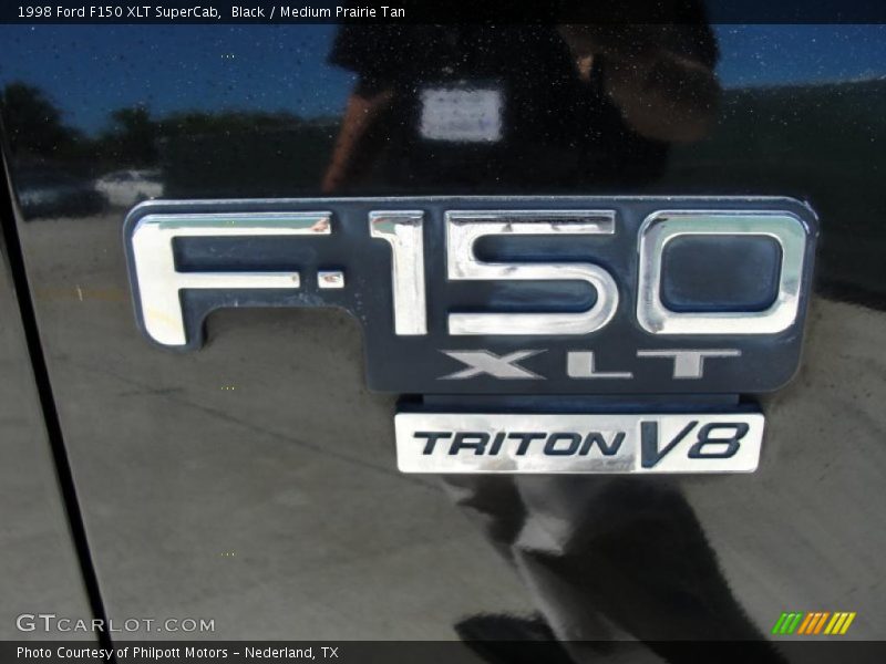 Black / Medium Prairie Tan 1998 Ford F150 XLT SuperCab