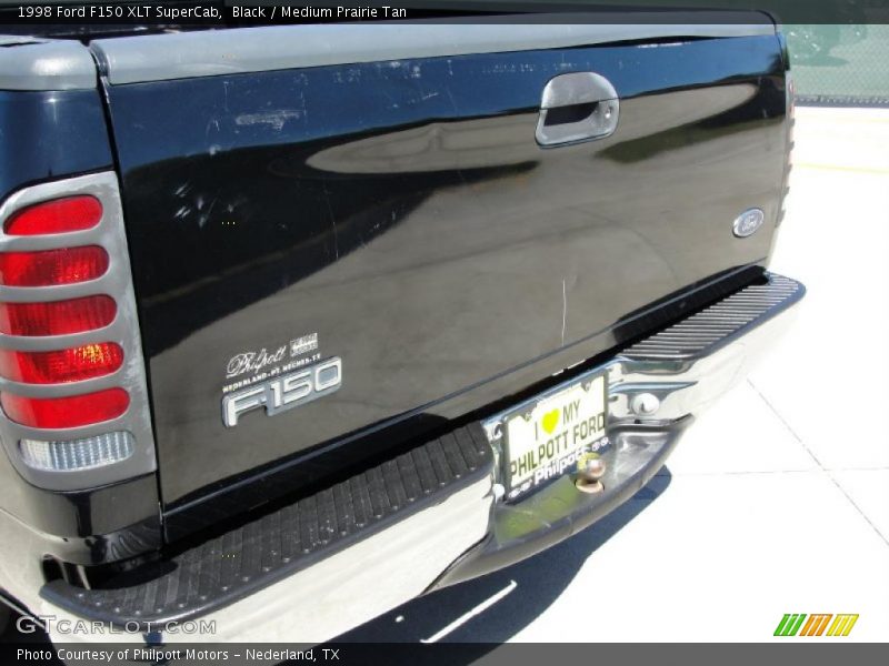 Black / Medium Prairie Tan 1998 Ford F150 XLT SuperCab