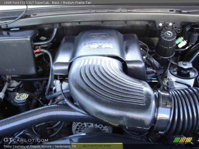 Black / Medium Prairie Tan 1998 Ford F150 XLT SuperCab