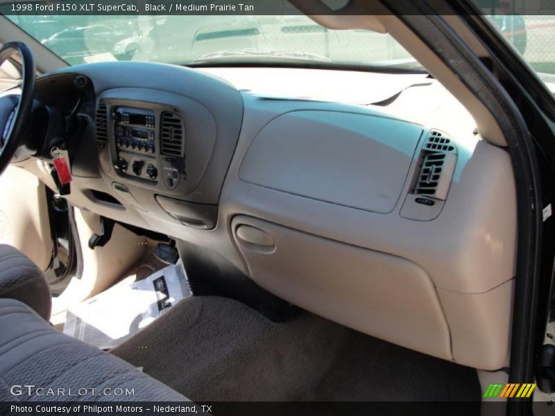 Black / Medium Prairie Tan 1998 Ford F150 XLT SuperCab