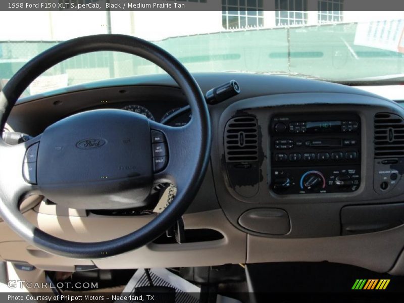 Black / Medium Prairie Tan 1998 Ford F150 XLT SuperCab
