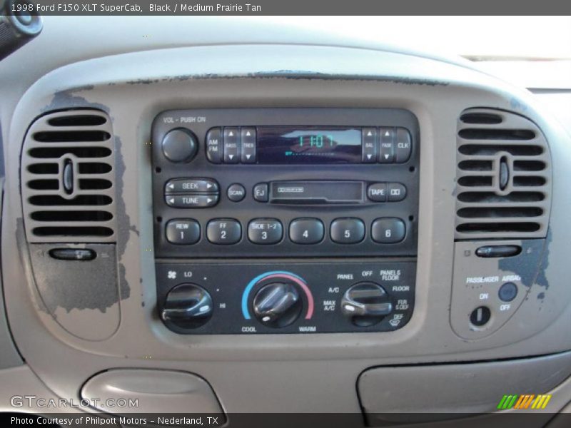Black / Medium Prairie Tan 1998 Ford F150 XLT SuperCab