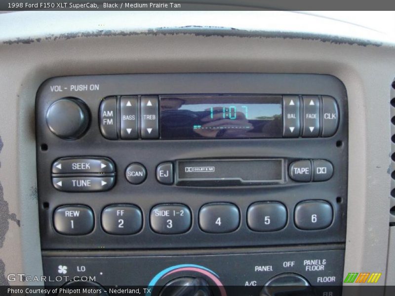 Black / Medium Prairie Tan 1998 Ford F150 XLT SuperCab