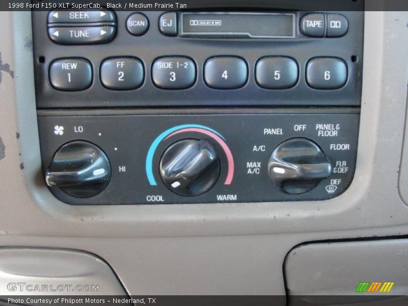 Black / Medium Prairie Tan 1998 Ford F150 XLT SuperCab