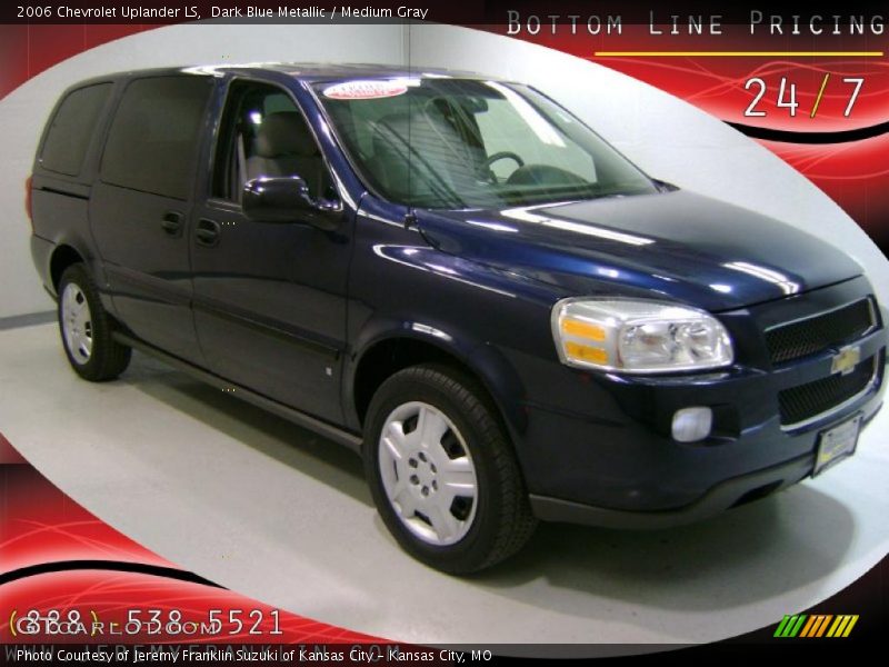 Dark Blue Metallic / Medium Gray 2006 Chevrolet Uplander LS