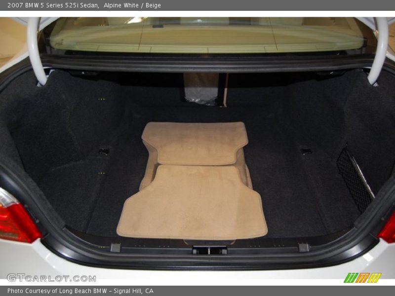 Alpine White / Beige 2007 BMW 5 Series 525i Sedan