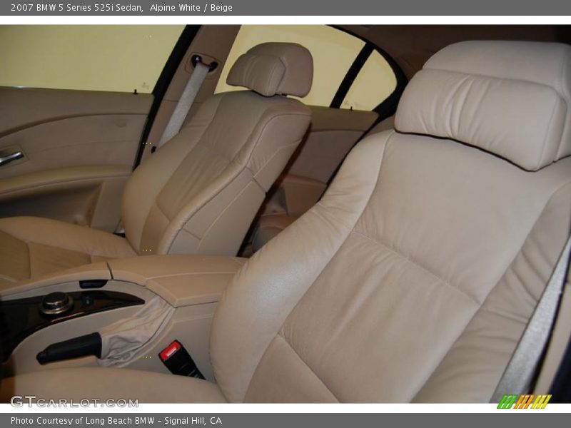 Alpine White / Beige 2007 BMW 5 Series 525i Sedan