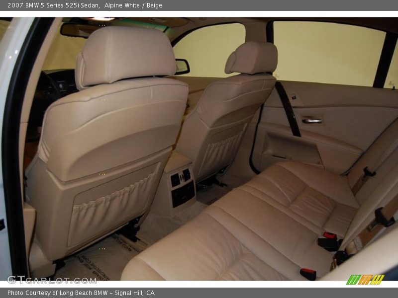 Alpine White / Beige 2007 BMW 5 Series 525i Sedan
