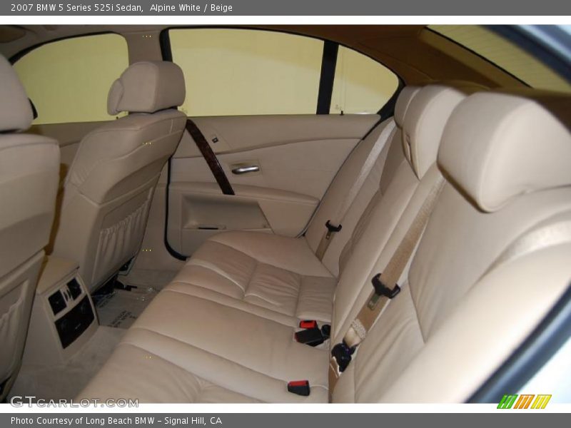 Alpine White / Beige 2007 BMW 5 Series 525i Sedan