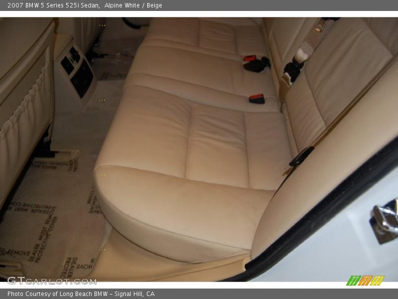 Alpine White / Beige 2007 BMW 5 Series 525i Sedan