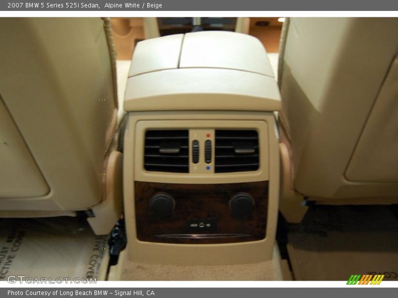 Alpine White / Beige 2007 BMW 5 Series 525i Sedan