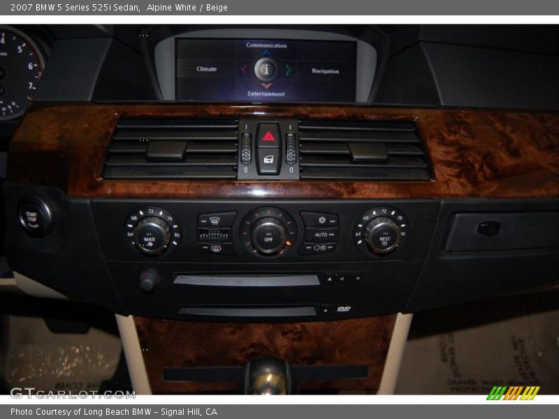 Alpine White / Beige 2007 BMW 5 Series 525i Sedan