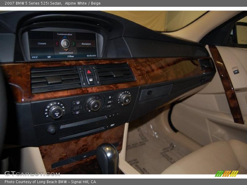 Alpine White / Beige 2007 BMW 5 Series 525i Sedan