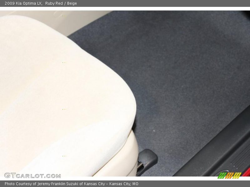Ruby Red / Beige 2009 Kia Optima LX