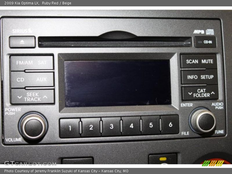Ruby Red / Beige 2009 Kia Optima LX