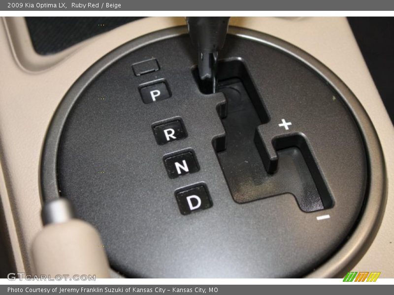 Ruby Red / Beige 2009 Kia Optima LX