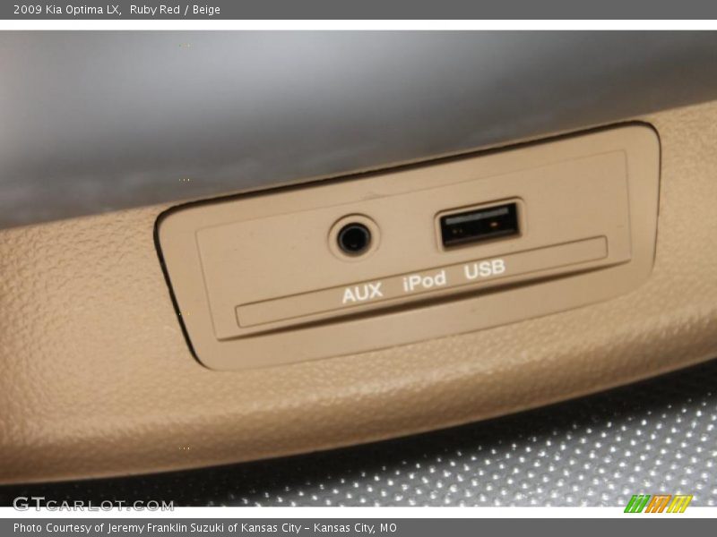 Ruby Red / Beige 2009 Kia Optima LX