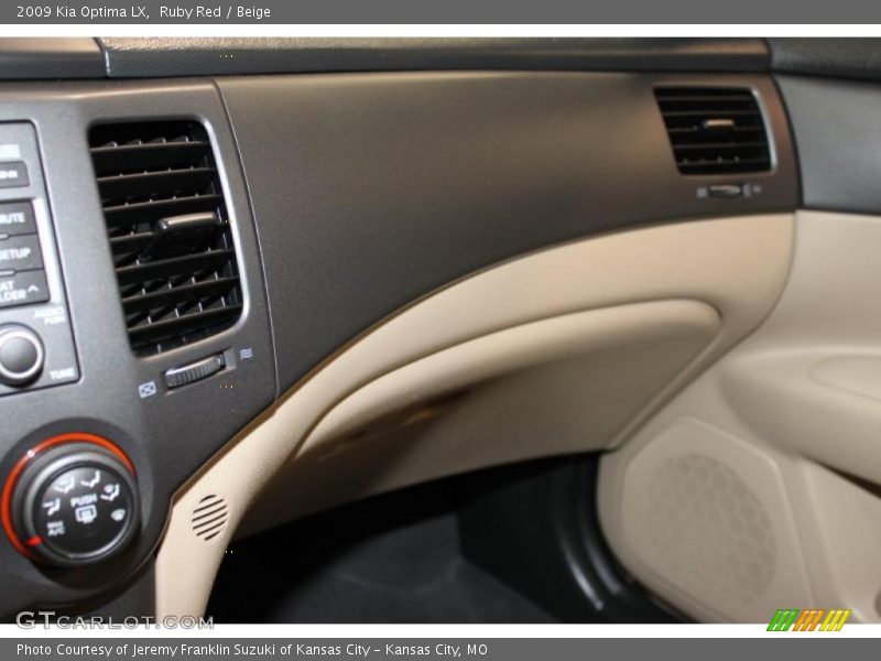 Ruby Red / Beige 2009 Kia Optima LX