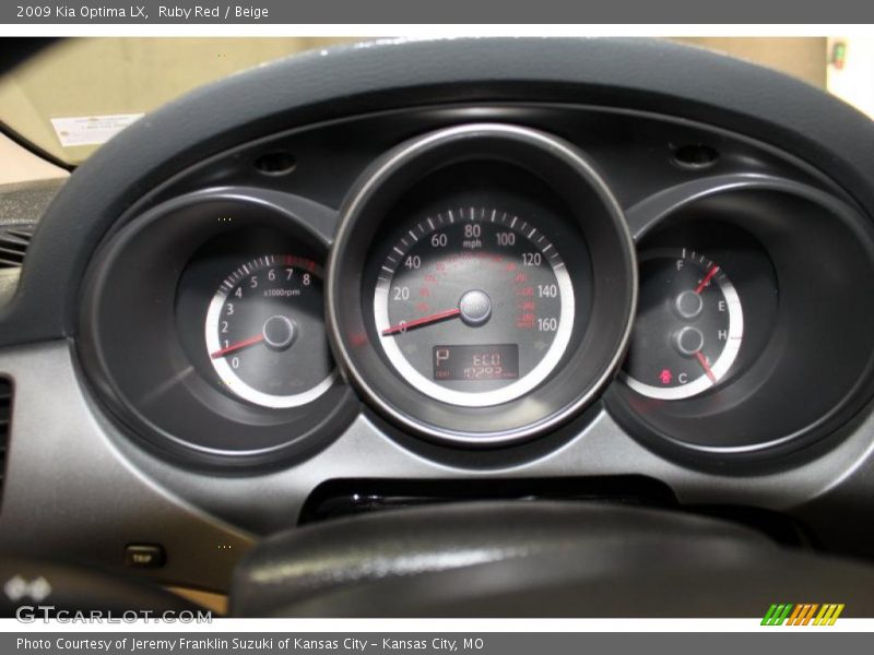 Ruby Red / Beige 2009 Kia Optima LX