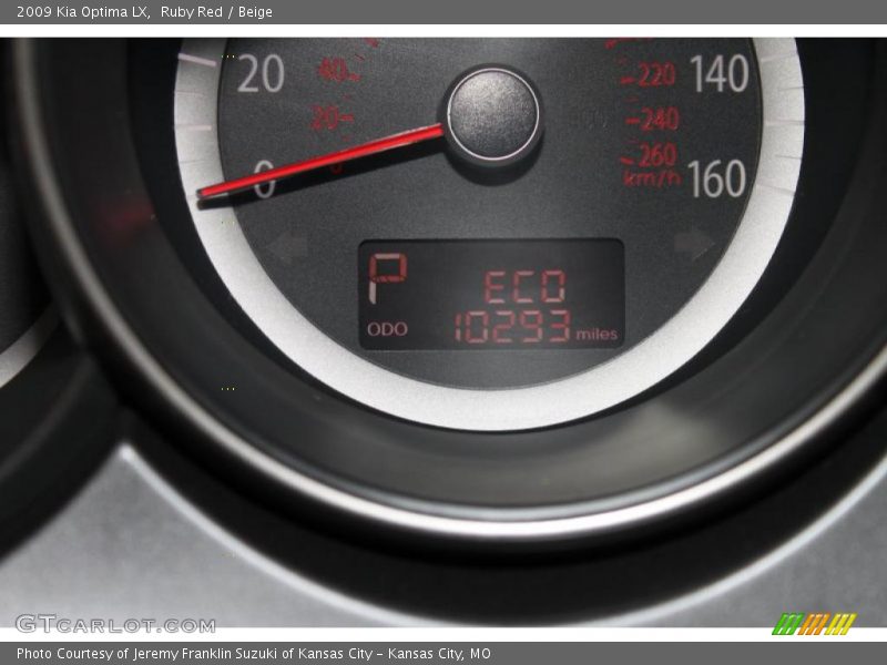 Ruby Red / Beige 2009 Kia Optima LX