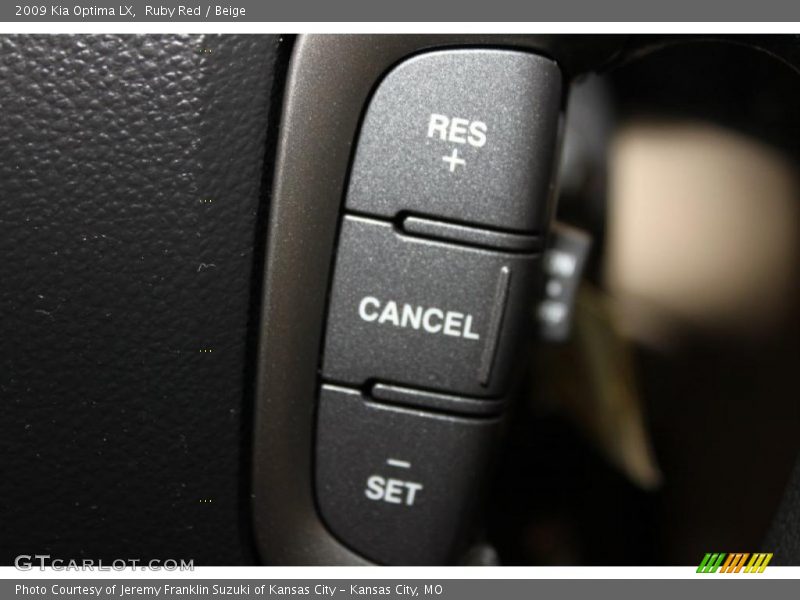 Ruby Red / Beige 2009 Kia Optima LX
