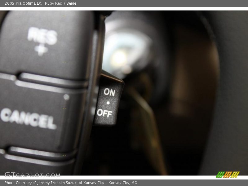 Ruby Red / Beige 2009 Kia Optima LX