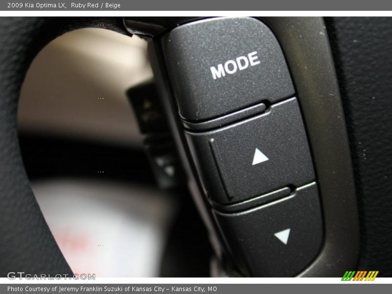Ruby Red / Beige 2009 Kia Optima LX
