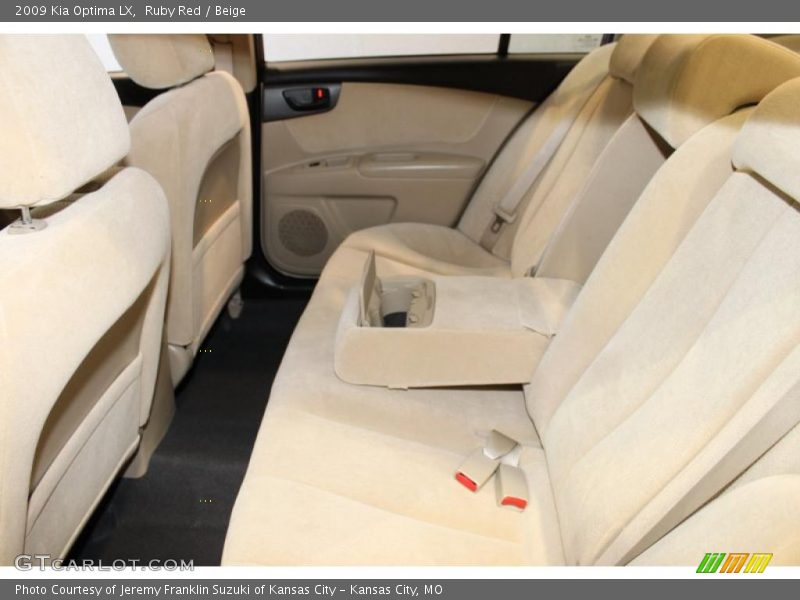 Ruby Red / Beige 2009 Kia Optima LX