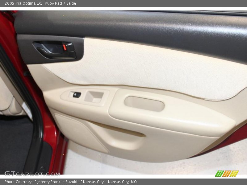 Ruby Red / Beige 2009 Kia Optima LX