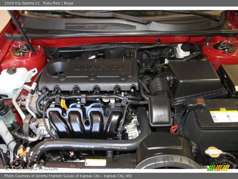 Ruby Red / Beige 2009 Kia Optima LX